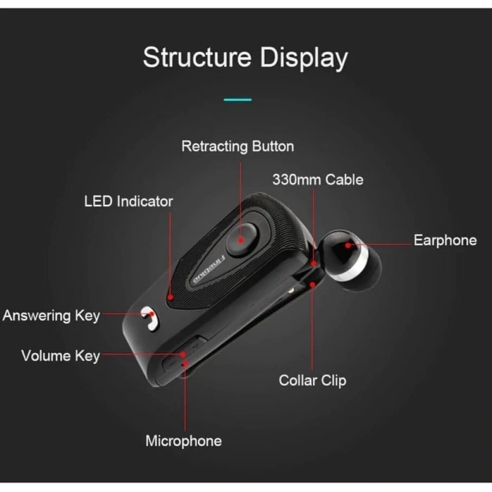 Fineblue F930 Makaralı Bluetooth Kulaklık Konuşma Ve Müzik Dinleme Kulaklık