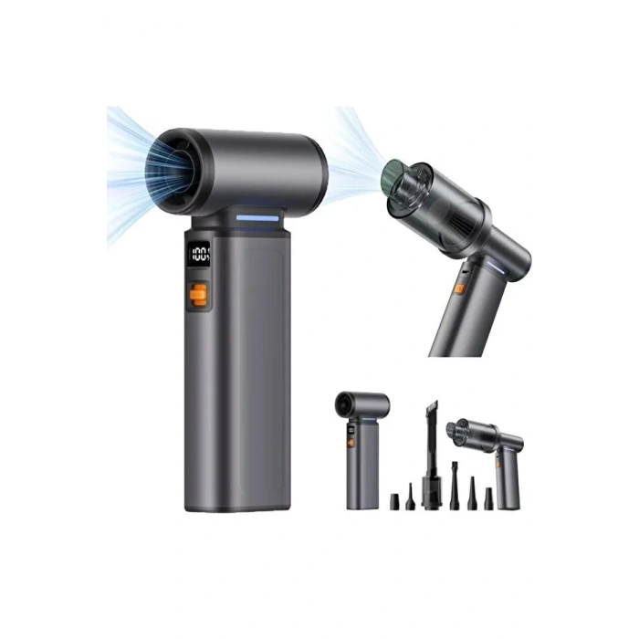 Violent Turbo Jet Fan Süpürge Özellikli 130000RPM Ultra Güçlü Motor Güçlü Vakum 4000MAH Bataryalı F1