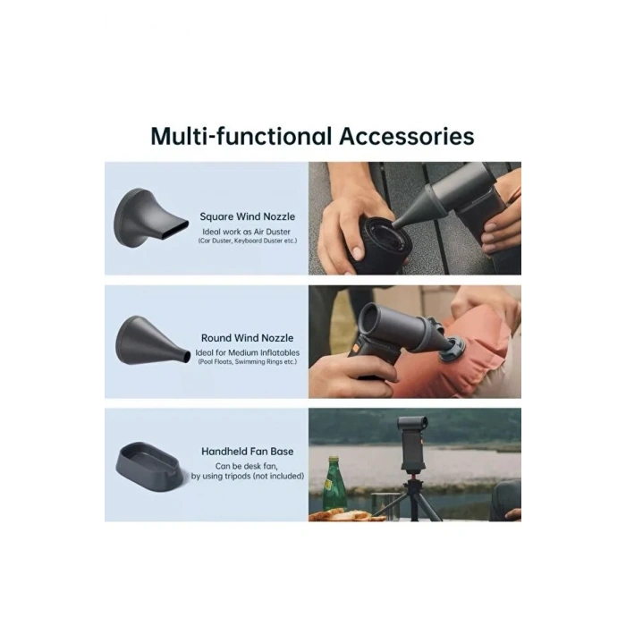 Violent Turbo Jet Fan Süpürge Özellikli 130000RPM Ultra Güçlü Motor Güçlü Vakum 4000MAH Bataryalı F1