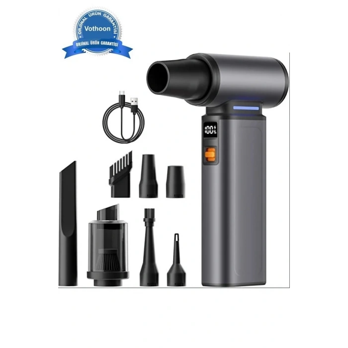 Violent Turbo Jet Fan Süpürge Özellikli 130000RPM Ultra Güçlü Motor Güçlü Vakum 4000MAH Bataryalı F1