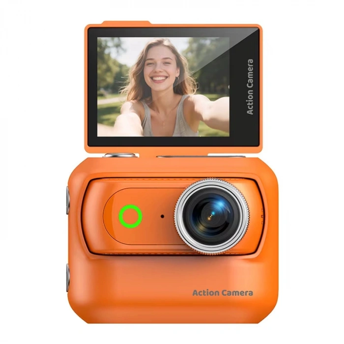 1080P Dijital Video Kamera (32GB) Kart Dijital Vlog Fotoğraf Makinesi Türkçe Yeni Ürün