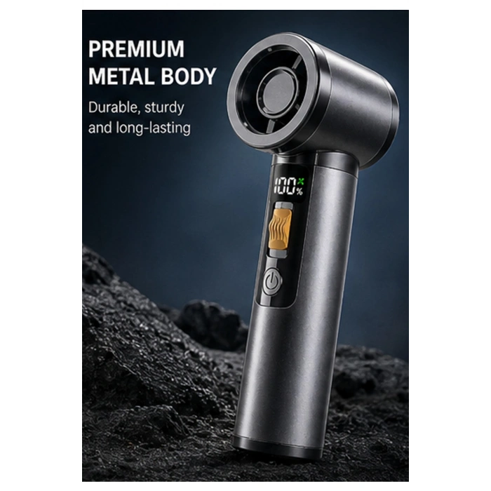 Multifonksiyonel Hava Üfleyici 130.000 RPM | Çift Bataryalı Güçlü Mini Blower & Vakum