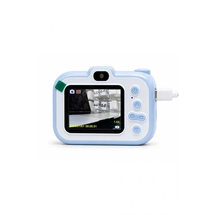 Dijital Fotoğraf Makinesi Çocuk Mini 1080p Hd Kamera Selfie Tripodlu Ön Arka Kamera Fotoğraf Makinesi