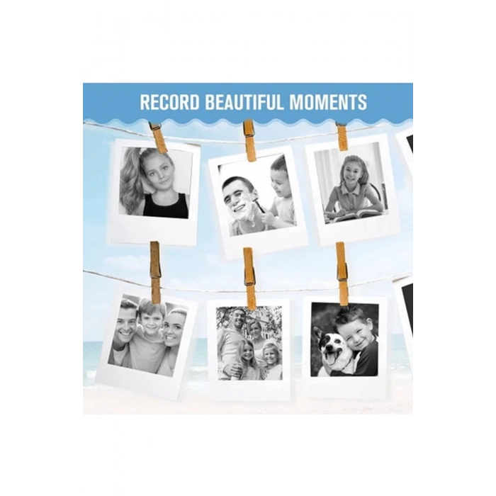 Çocuk Kamera Baskı Kağıdı, 5li Rulo 57X25MM Çekirdekli Fotoğraf Baskı Termal Kağıt Rulo