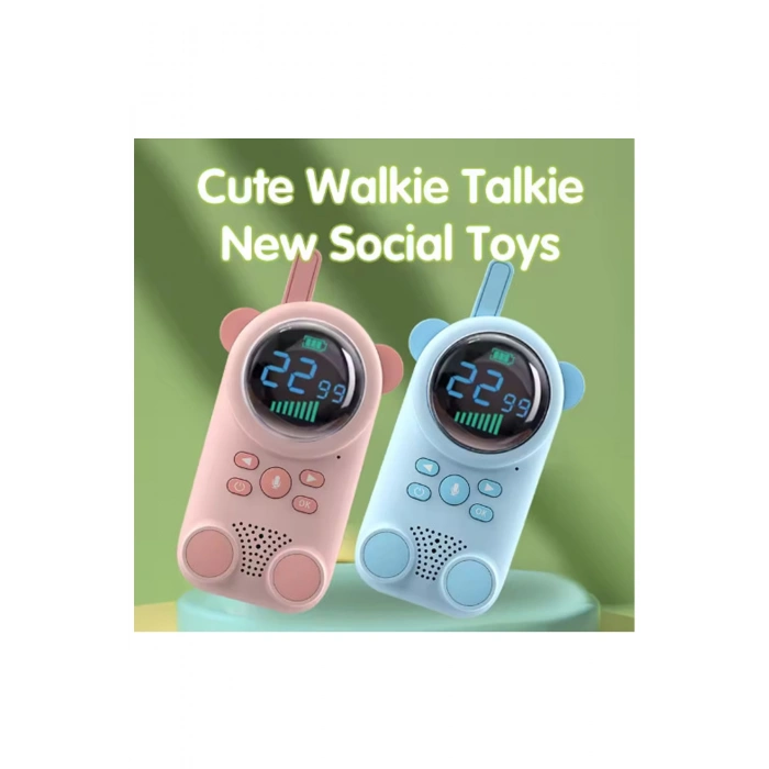 Çocuklar Için Kamp Yürüyüş El Telsizi Şarj Edılebılır 3km Menzil