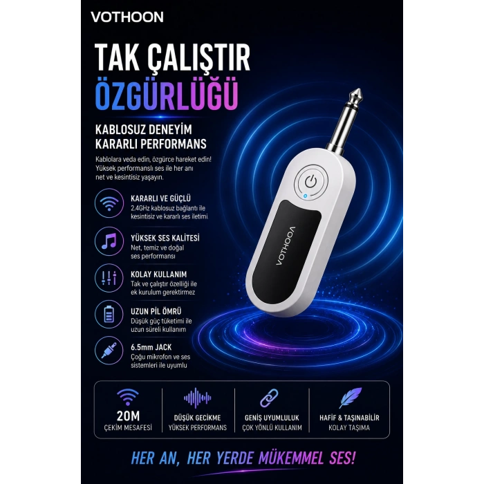 Kablosuz Karaoke Çift Mikrofon 6.5 mm Sahne Parti Düğün Aktivite Amfi Hoparlör