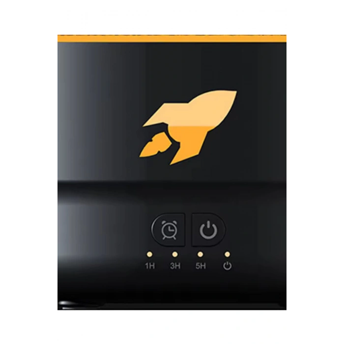 Lav Efektli Kale Topu Şekilli Ultrasonik Işıklı Hava Nemlendirici Beyaz