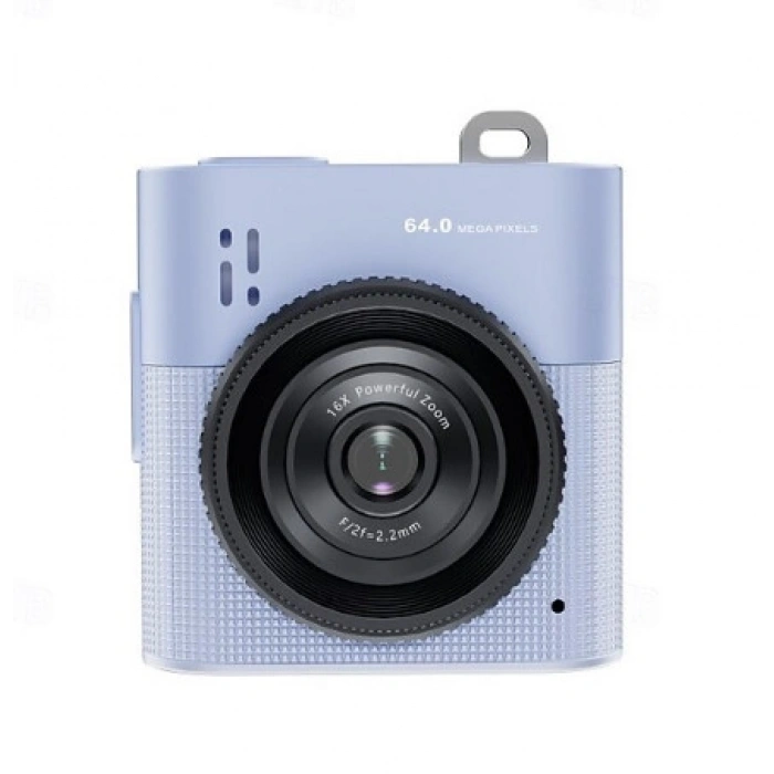 Mini Dijital Kamera 64MP 16x Digital Zoom Retro Vintage 1.4Ekranlı Video Kamera Taşınabilir Tasarım