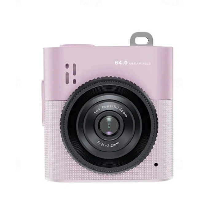 Mini Dijital Kamera 64MP 16x Digital Zoom Retro Vintage 1.4Ekranlı Video Kamera Taşınabilir Tasarım