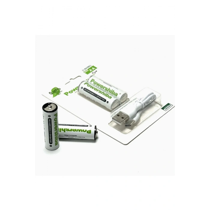 Şarj edilebilir Pil Type-C Şarjlı Li-Ion Lityum Kalem Pil 2800mAh/1.5V/AA Şarjlı pil