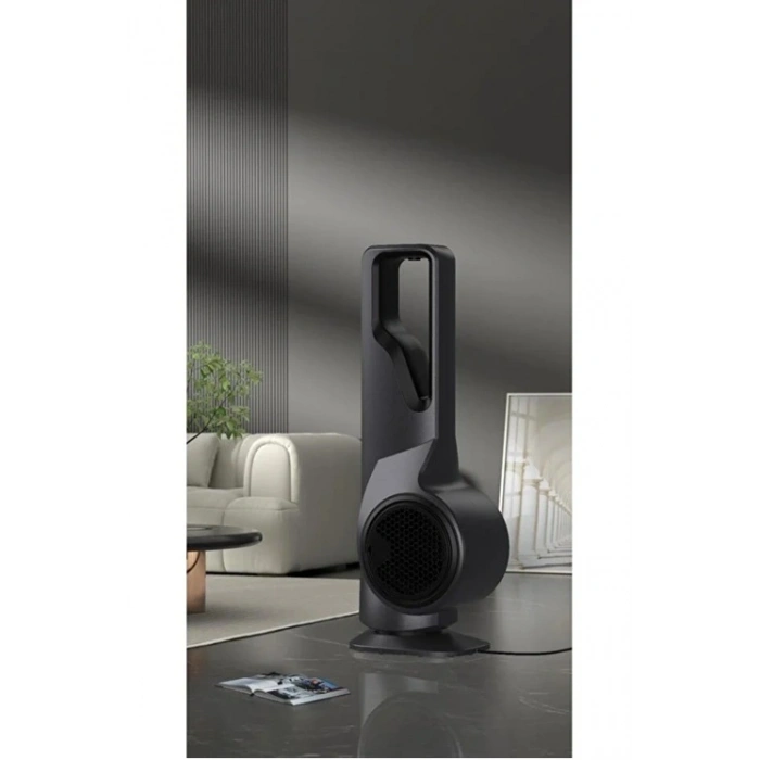 Turbo Smart Akıllı Fan Led Ekranlı Kumandalı 90° Hareketli Serinletici Soğutucu Kule tipi Vantilatör
