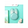 Tavşan figürlü Kablosuz Mouse pil Dahil Etiket Hediyeli