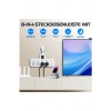 Termal Akım Korumalı 4lü Duvar Tipi Priz 2x USB 2x Type-C Çıkışlı Grup Priz Çoğaltıcı Beyaz (2500W)