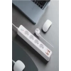 Termal Akım Korumalı 4lü Priz 4x USB 2x Type-C Çıkışlı Grup Priz Çoğaltıcı (3500W)