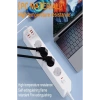 Termal Akım Korumalı 4lü Priz 4x USB 2x Type-C Çıkışlı Grup Priz Çoğaltıcı (3500W)