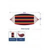 Çift Kişilik XL 260x150cm Kolay Kurulabilir Kanvas Hamak Çantalı