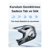 D2-6X 1000M Mesafeli 6 Kanallı İntercom Bluetooth Motosiklet Kask Kulaklığı İntercom Kulaklık