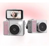 2K HD Ekranlı Mini Dijital Retro Video Kamera Flaşlı Dijital Vlog Mini Fotoğraf Makinesi Türkçe Menü