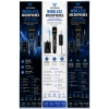 Wireless Mikrofon Sistemi UHF Kablosuz El Mikrofonu Profesyonel Ses Performansı 50 mt menzil