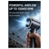Multifonksiyonel Hava Üfleyici 130.000 RPM | Çift Bataryalı Güçlü Mini Blower & Vakum