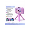 Dijital Fotoğraf Makinesi Çocuk Mini 1080p Hd Kamera Selfie Tripodlu Ön Arka Kamera Fotoğraf Makinesi