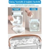 Taşınabilir Işıklı 5 Spreyli Vantilatör Buzlu Buharlı Vantilatör Mini Fan Nemlendirici Buharlı  600 ml