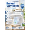 Taşınabilir Işıklı 5 Spreyli Vantilatör Buzlu Buharlı Vantilatör Mini Fan Nemlendirici Buharlı  600 ml