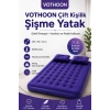 Vothoon Çift Kişilik Şişme Yatak Dahili Pompalı 203x152x22 cm 2 Yastıklı