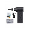 Turbo Jet 160000 RPM Taşınabilir Şarjlı Hava Üfleyici 2x5000 mAh Bataryalı Mini Fan