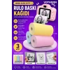 Çocuk Fotoğraf Makinesi Yedek Termal Baskı Kağıdı Renkli (3 Lü Rulo) – 57x25mm