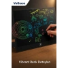 20 Inc Renkli Lcd Grafik Dijital Kalemli Çizim Tableti Yazı Tahta Not Yazma Eğitim Tableti