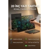 20 Inc Renkli Lcd Grafik Dijital Kalemli Çizim Tableti Yazı Tahta Not Yazma Eğitim Tableti