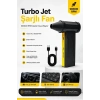 F16 Turbo Jet Fan 160.000RPM Motorlu Elektrikli Hava Kompresörü Taşınabilir Yüksek Basınçlı Hava Üfleyici 4 Kademeli