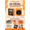 Mini Dijital Kamera 64MP 16x Digital Zoom Retro Vintage 1.4Ekranlı Video Kamera Taşınabilir Tasarım
