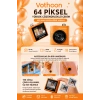 Mini Dijital Kamera 64MP 16x Digital Zoom Retro Vintage 1.4Ekranlı Video Kamera Taşınabilir Tasarım