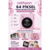 Mini Dijital Kamera 64MP 16x Digital Zoom Retro Vintage 1.4Ekranlı Video Kamera Taşınabilir Tasarım