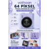 Mini Dijital Kamera 64MP 16x Digital Zoom Retro Vintage 1.4Ekranlı Video Kamera Taşınabilir Tasarım