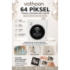 Mini Dijital Kamera 64MP 16x Digital Zoom Retro Vintage 1.4Ekranlı Video Kamera Taşınabilir Tasarım