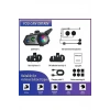 Q18 Motosiklet Kask Kulaklık Intercom Işıklı 2 Eşleşme Özellikli 1000 Mah