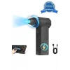 Turbo Jet 130000RPM Şarjlı Turbo Jet Şiddetli Fan Güçlü Hava Üfleyici Araç Süpürgesi 4000 Mah 52M/Sec