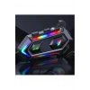 V20 Max Motor Kask Kulaklık RGB Bluetooth Motosiklet Kulaklık Intercom 2 Kişi 300 Metre Eşleşme