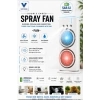 Vothoon Şarjlı Çift Başlıklı Sprey Fan Nemlendirici ve Renkli LED Işıklı