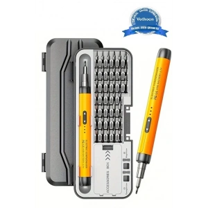 3.7V Şarjlı Mini Elektrikli Tornavida Seti 500mAh Type-C Manyetik Hassas Uçlu Vida Seti 38 Parça