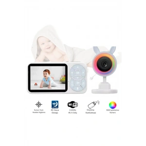Bebek Kamerası Monitörlü Konuşma Özellikli ışıklı Gece Görüslü hatırlatıcılı Kamera