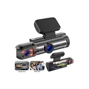 Çift Kameralı Araç Içi Kamera 1080P Full Hd, Gece Görüşü, G-Sensör, Park Modu, 3.16” Ekran