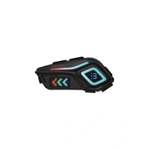 Motor Kask Kulaklık RGB Modlu Motosiklet Kulaklık Su Geçirmez 5.4 Bluetooth Intercom