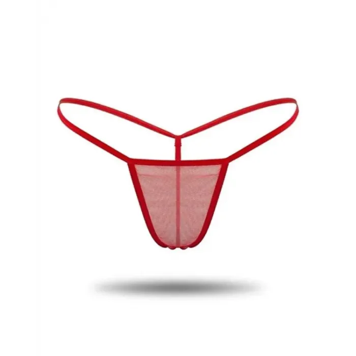 Kadın 3’lü Transparan Tül String