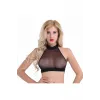 Seksi Transparan Tül Crop