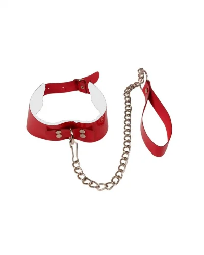 Fantezi Kırmızı Seksi Esaret Harnes Tasması