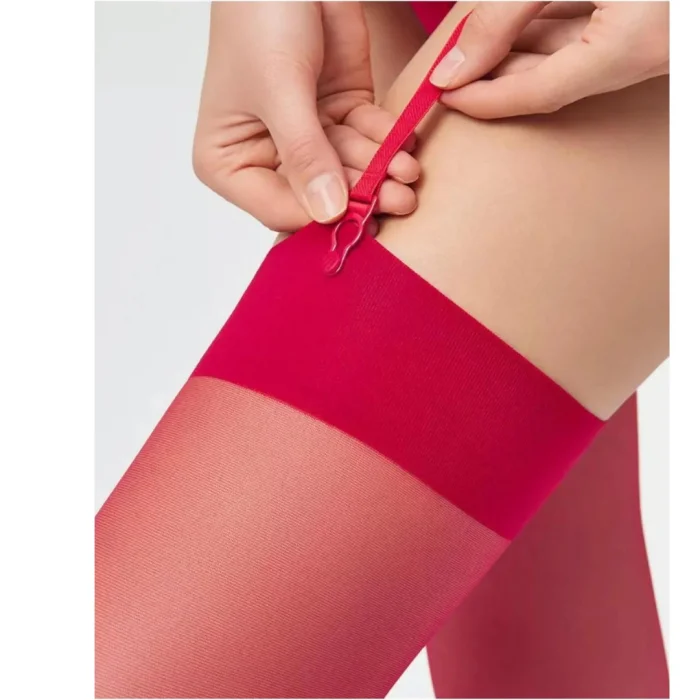 Seksi 3lü Düz Jartiyer Çorap Takımı